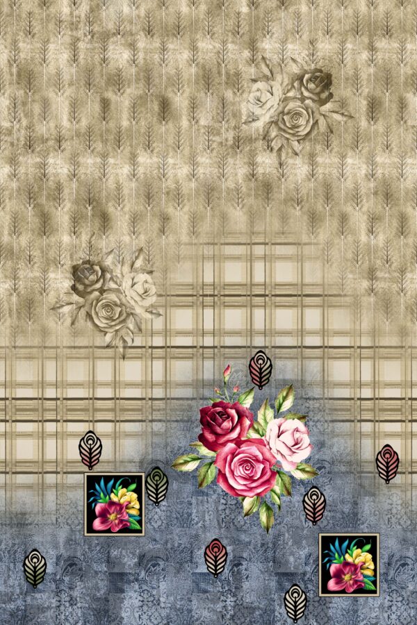 Atmospheric Rose & Plaid Heritage Study- Layer File