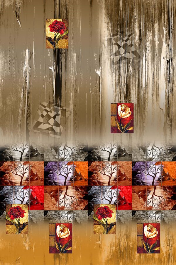 Atmospheric Tulip & Geological Mosaic Study- Layer File