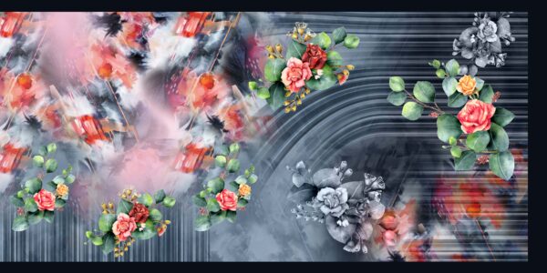 Atmospheric Rose & Radiant Swirl Study- Layer File