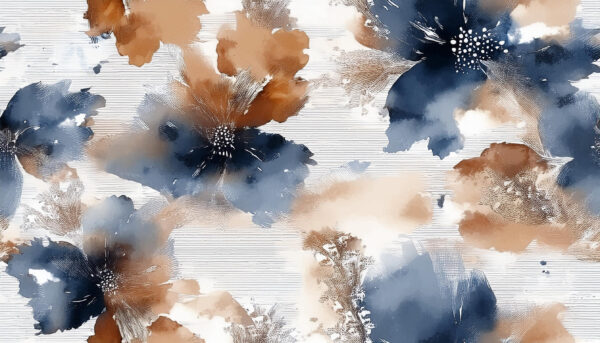 Copper & Indigo Botanical Drift