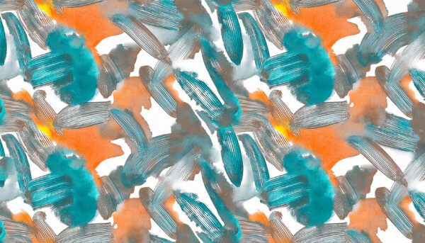 Teal & Amber Kinetic Sweep