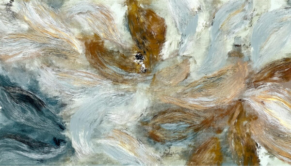 Ochre & Slate Canvas Sweep