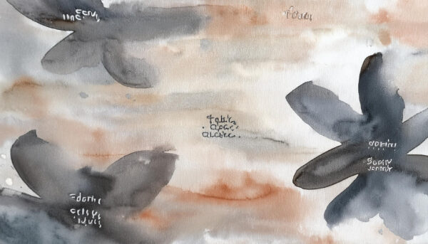 Ash & Amber Calligraphic Drift