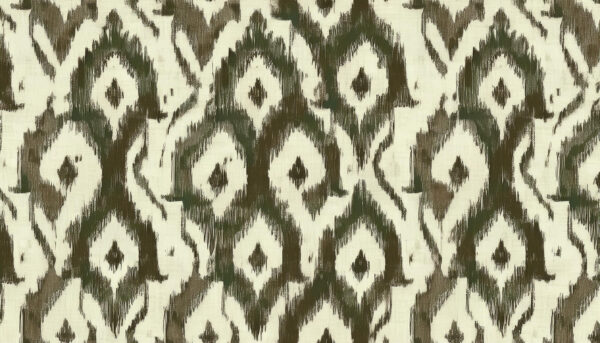 Olive & Ash Ikat Lattice
