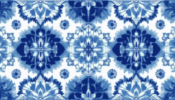 Ultramarine & Azure Mosaic Mandalas