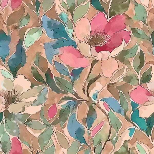Rose & Sage Botanical Tapestry