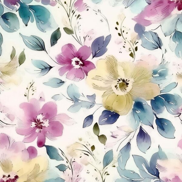 Orchid & Citron Botanical Composition