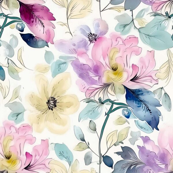 Primrose & Orchid Botanical Study