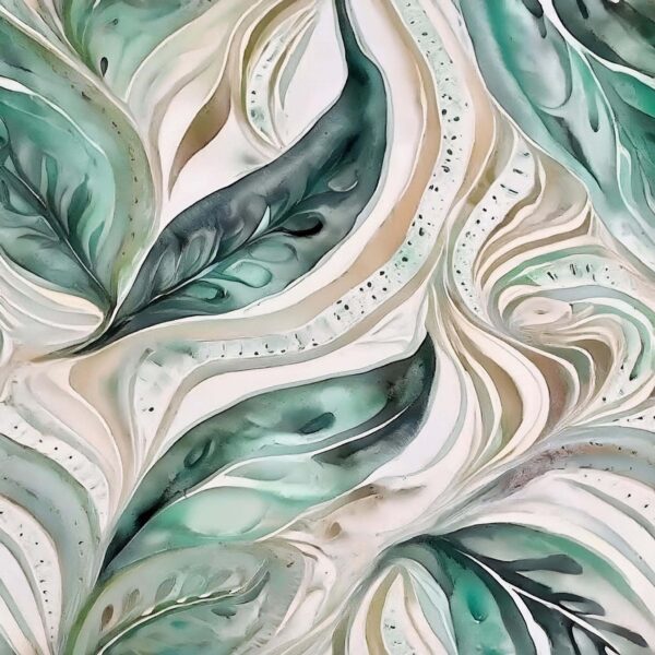 Emerald & Sand Fluid Agate Study