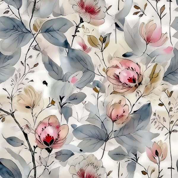 Peony & Slate Botanical Study