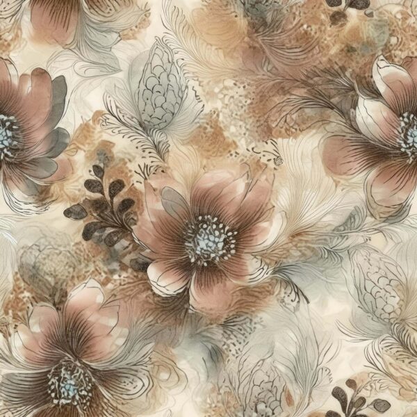 Ochre & Ash Botanical Study