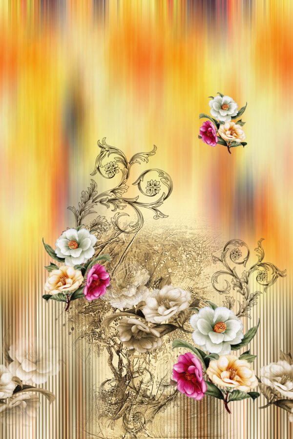 Atmospheric Camellia & Radiant Pinstripe Study- Layer File