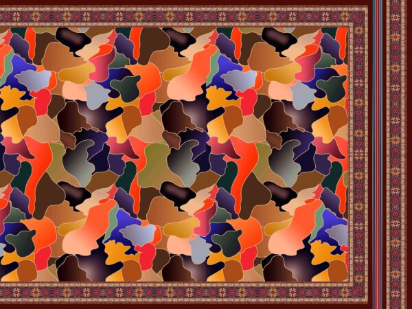 Modern Camofleur & Prismatic Column Saree- Layer File
