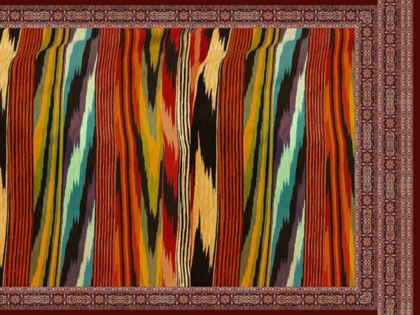 Modern Ikat-Vertical & Ornamental Column Saree- Layer File