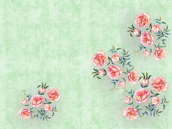 Modern Peony & Weathered Celadon Study- Layer File