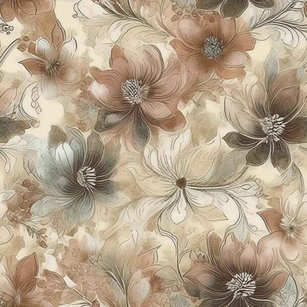 Vintage Parchment Botanical Wash