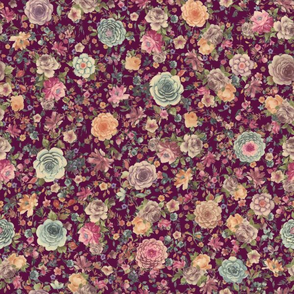 Royal Plum Meadow Tapestry