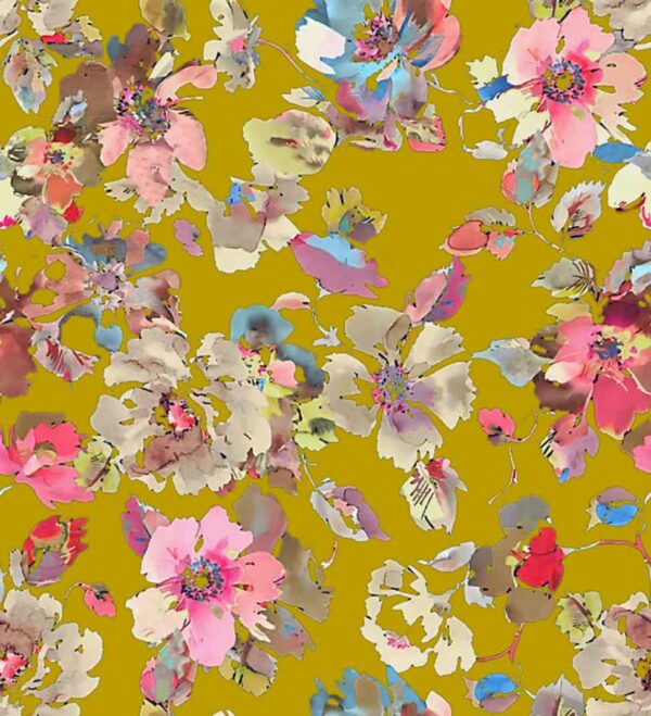 Mustard Impressionist Meadow