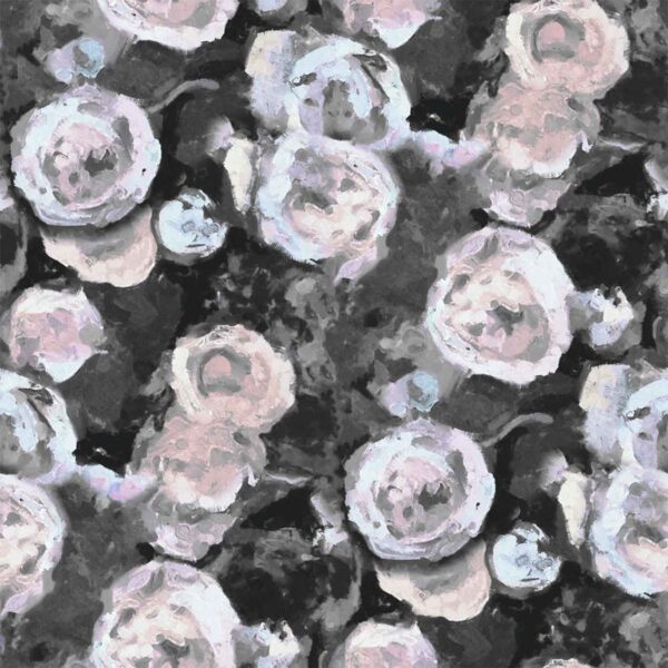 Obsidian-Frost Impressionist Rose