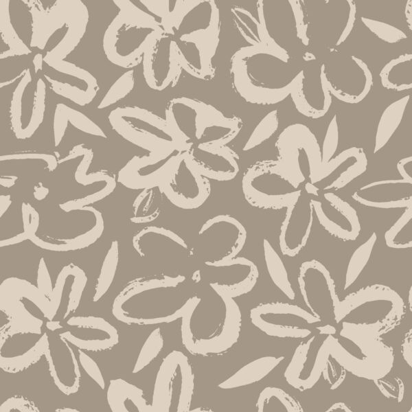 Mineral-Taupe Chalk Botanical