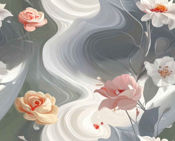 Glacial-Rose Ribbon Flux