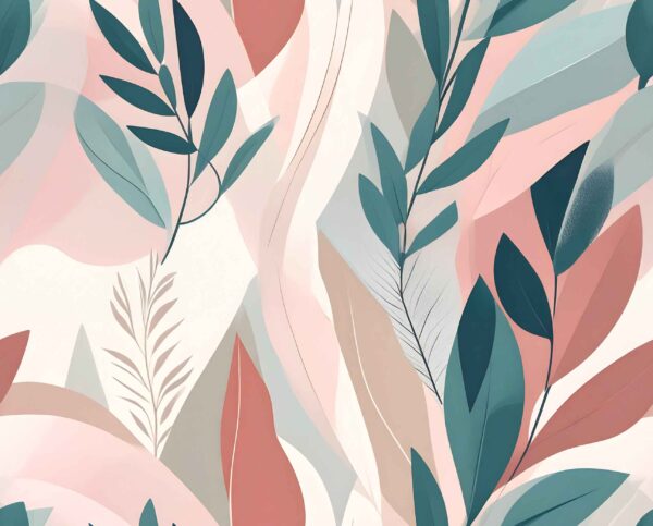 Solar-Pastel Botanical Flux