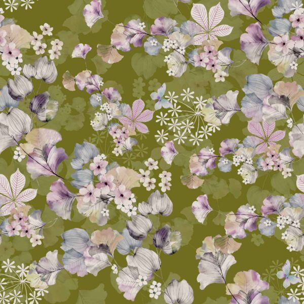 Luminous Olive Ginko-Botanical