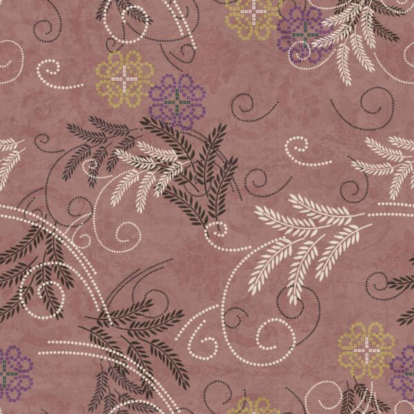 Sun-Bleached Bandhani & Fern-Filigree