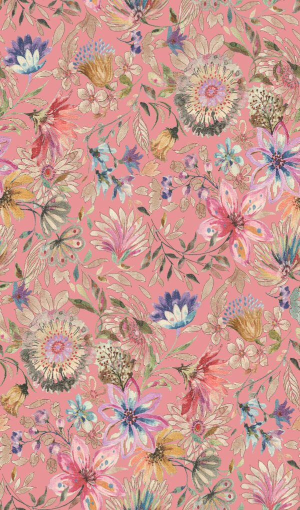 Coral-Earth Folk-Botanical