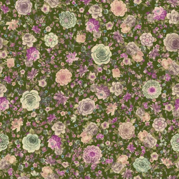 Olive-Forest Meadow Tapestry