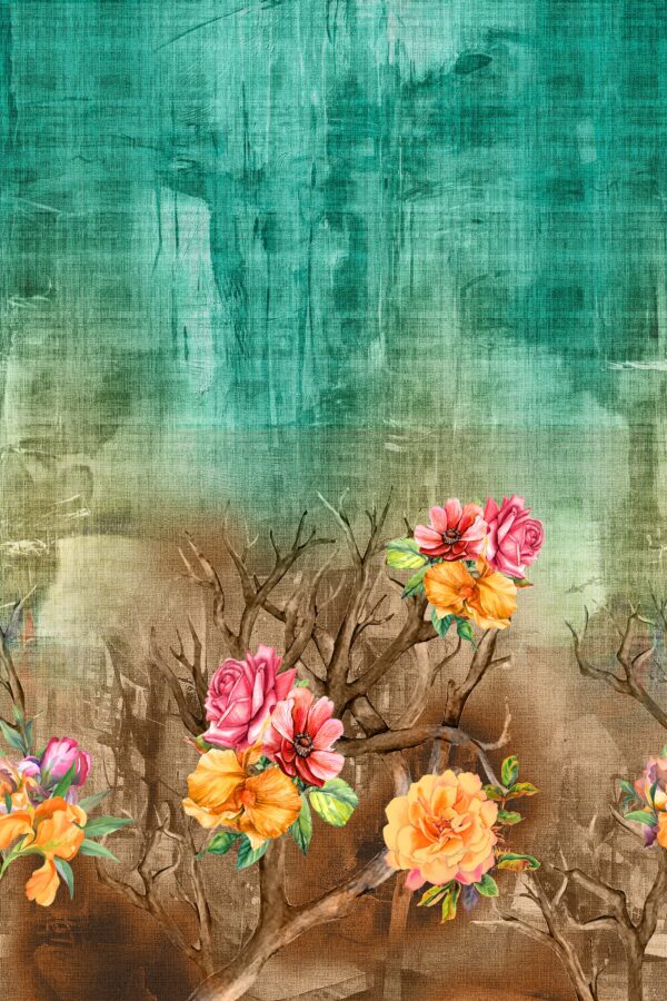 Modern Rose & Weathered Timber Study- Layer File
