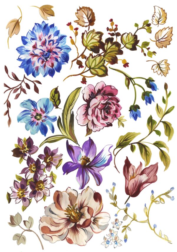 Sapphire-Dust Botanical Assemblage