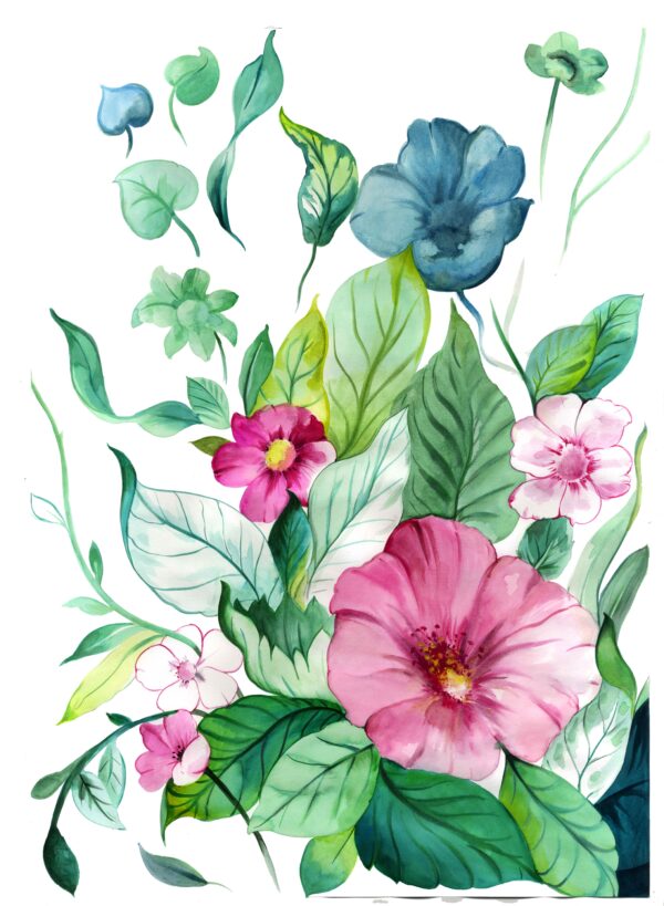 Quartz Floral Assemblage