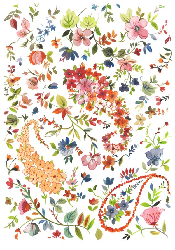 Sun-Quartz Paisley Assemblage