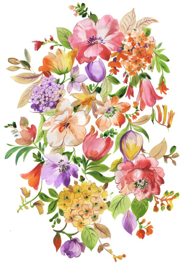 Rose-Amethyst & Citrine Assemblage