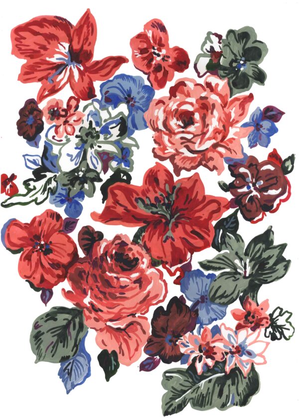 Carnelian & Crimson-Quartz Assemblage