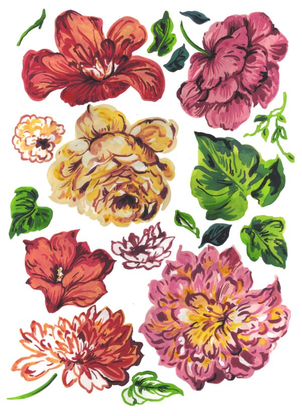 Citrine-Rose & Carnelian Assemblage