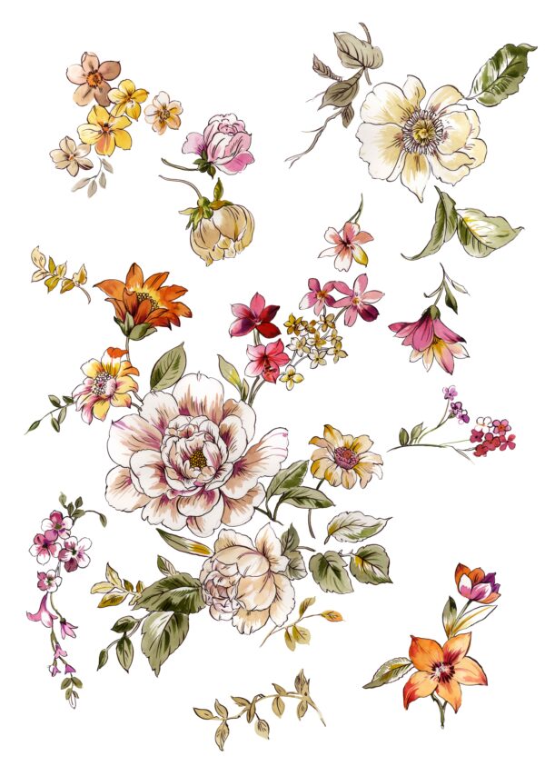 Champagne-Quartz Botanical Specimen