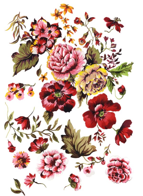 Crimson & Citrine-Rose Assemblage