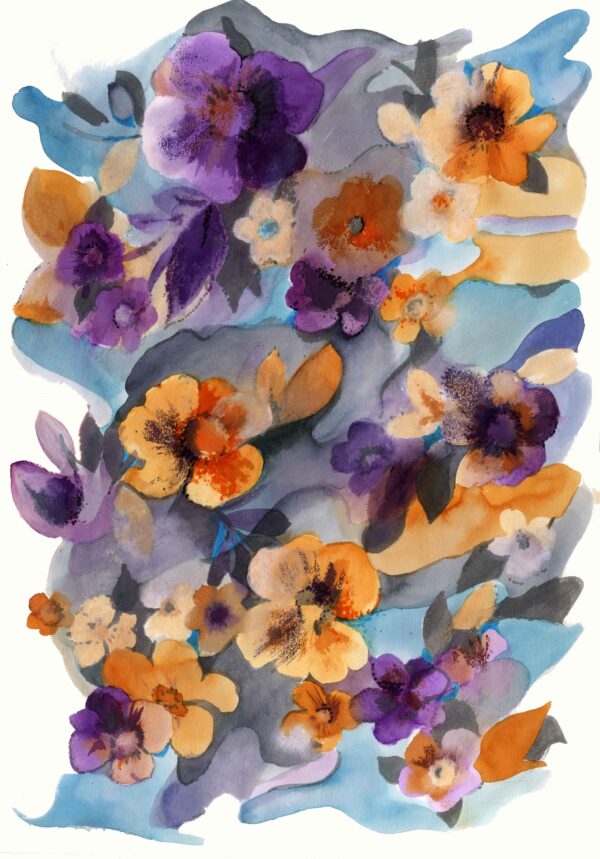 Amethyst & Amber-Quartz Tapestry