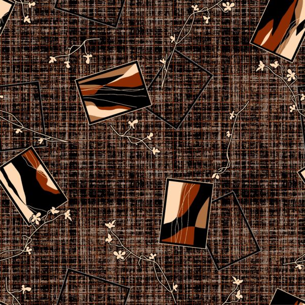 Traditional Abstract-Window & Botanical-Vine