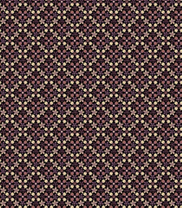 Traditional Floral-Lattice Micro