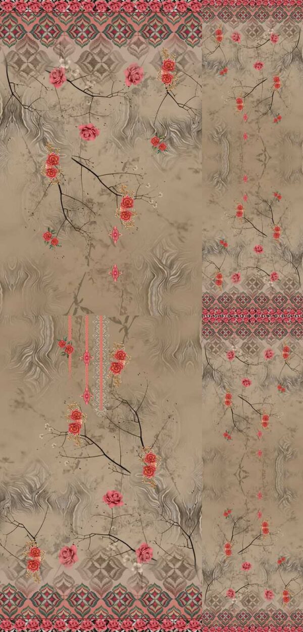 Toasted-Umber & Rose-Quartz Traditional