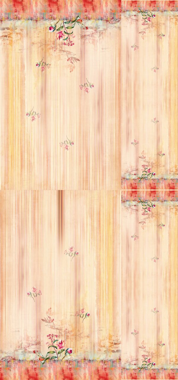 Solar-Amber & Coral-Quartz Marbled