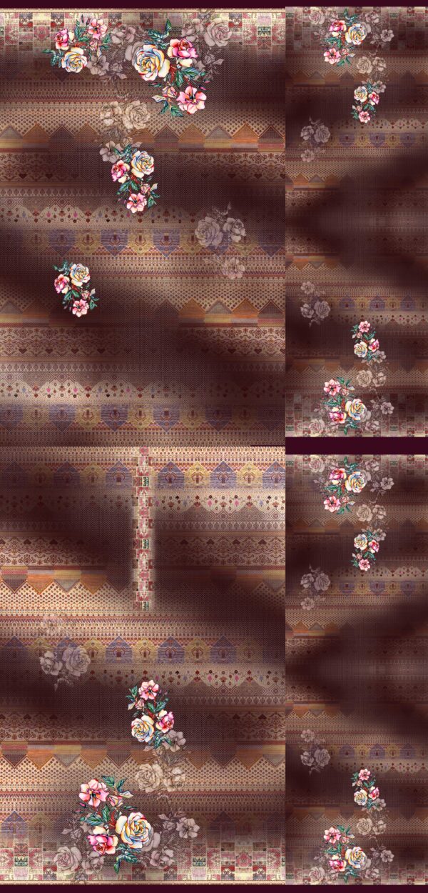 Mahogany Tribal Bloom