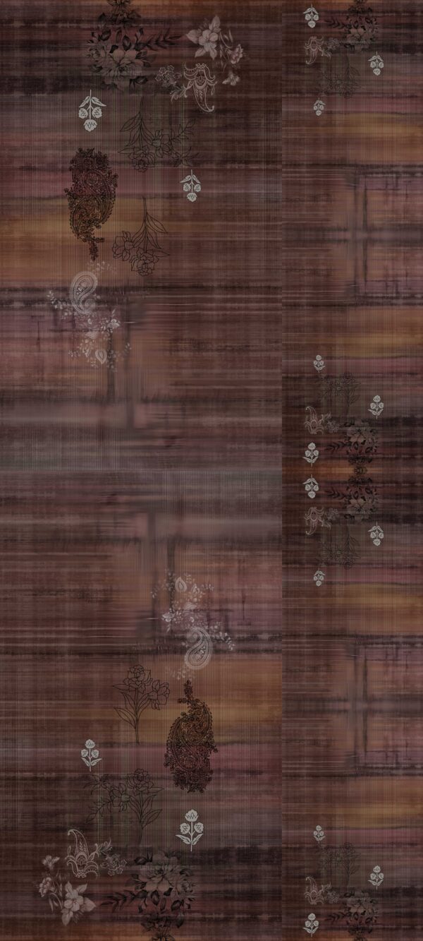 Smoked Amber Paisley