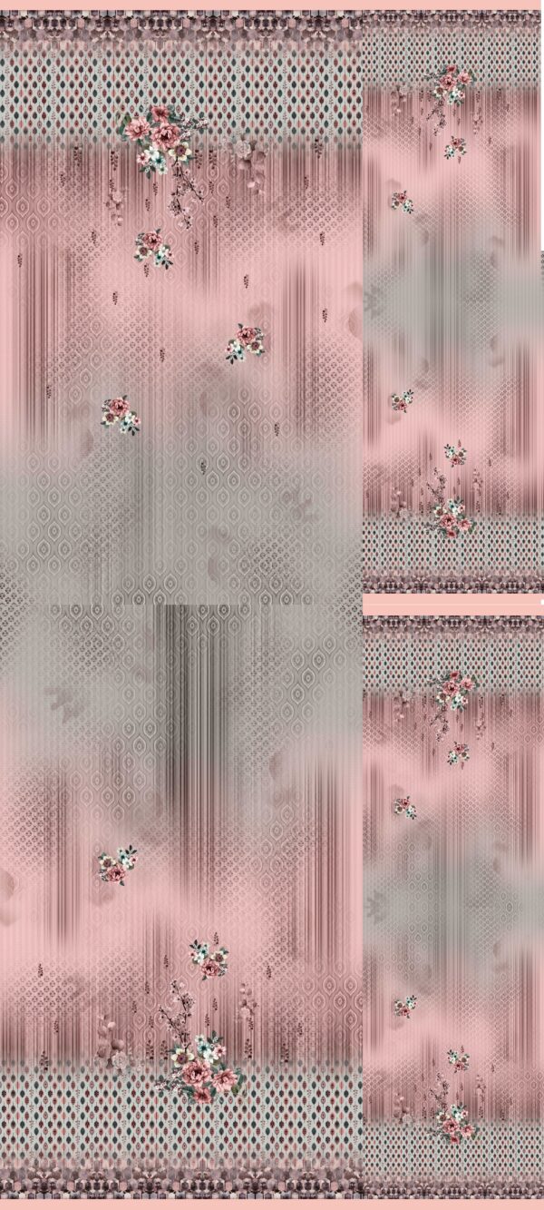 Rose Quartz Mosaic Ombre