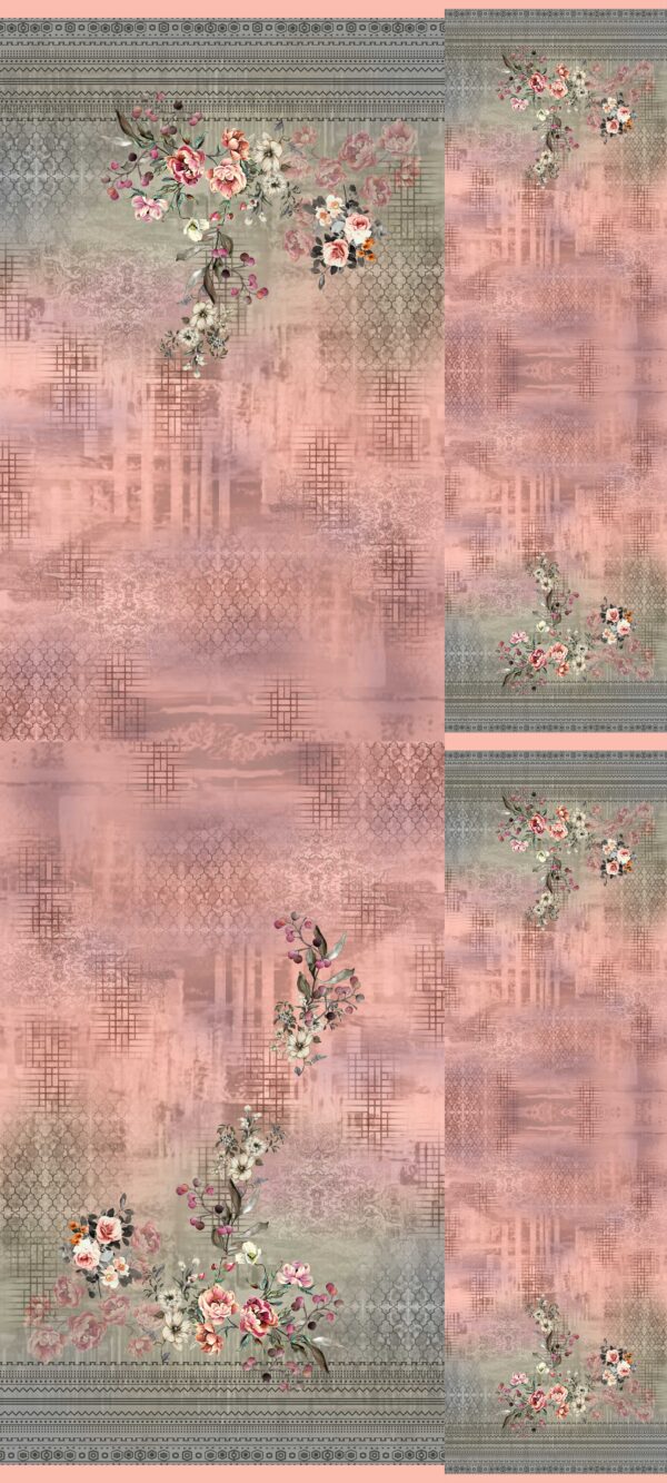 Mauve Mosaic Tapestry