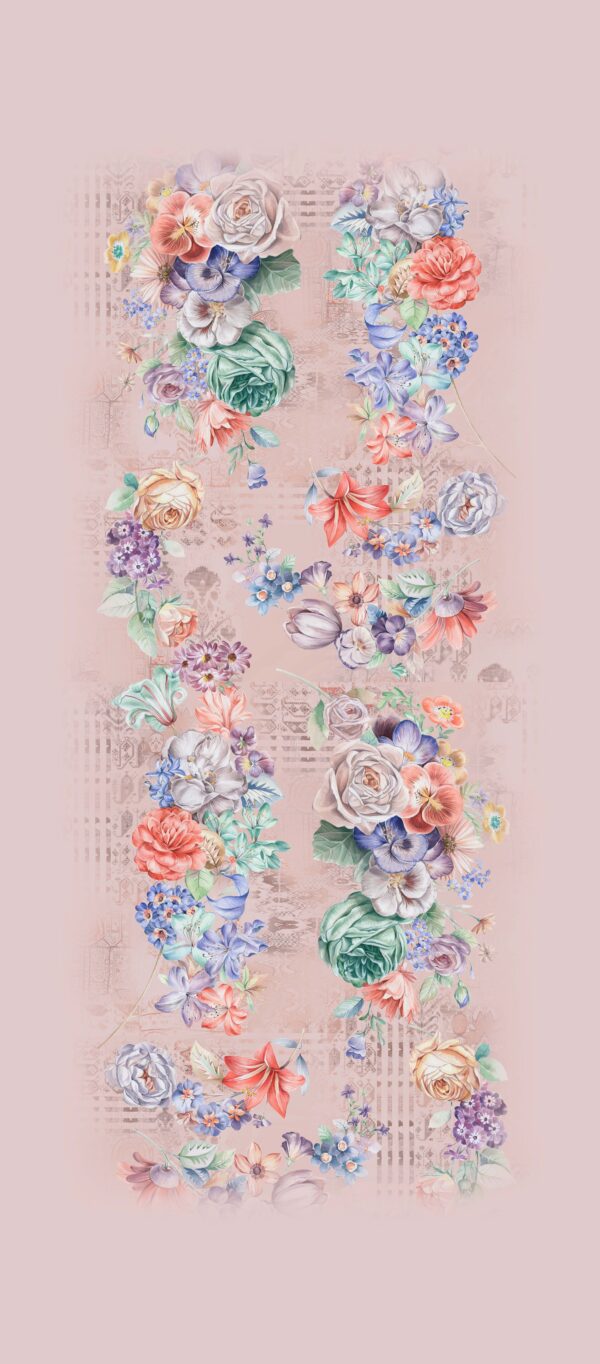 Rose Quartz Meadow Mosaic