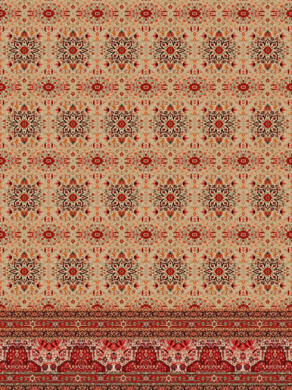 Alabaster-Quartz & Ruby-Rosette Tectonic